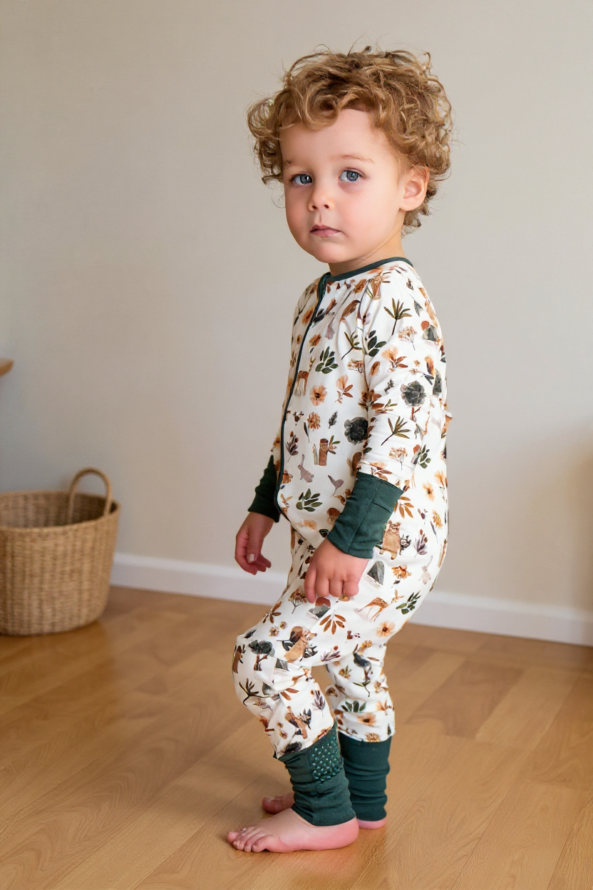 Woodland Bamboo Baby Sleeper
