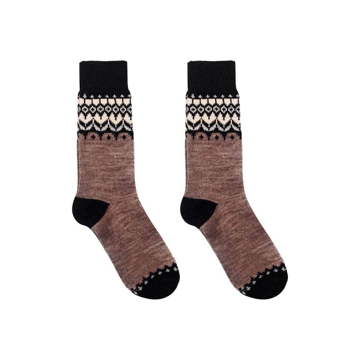 Nordic Socks Merino Wool in PERFORM™ (Jorunn - Cinnamon)