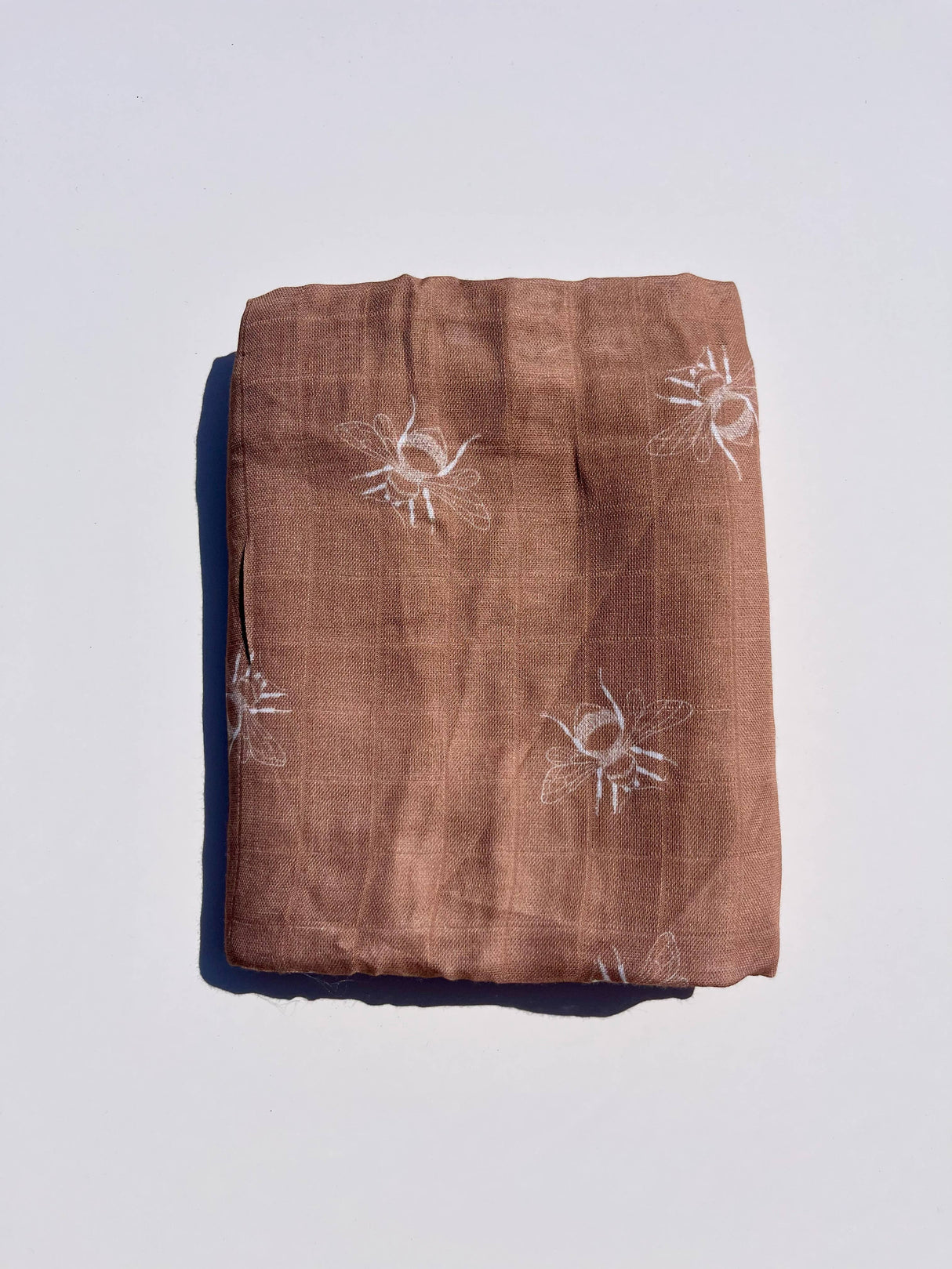 Bee Swaddle Blanket  |  Bumble Bee Muslin Baby Blanket