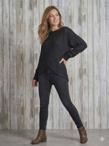 Tulip Front Italian Made Sweater