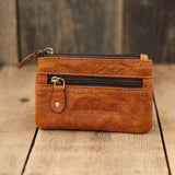 Tangent Leather Coin Pouch: Mini
