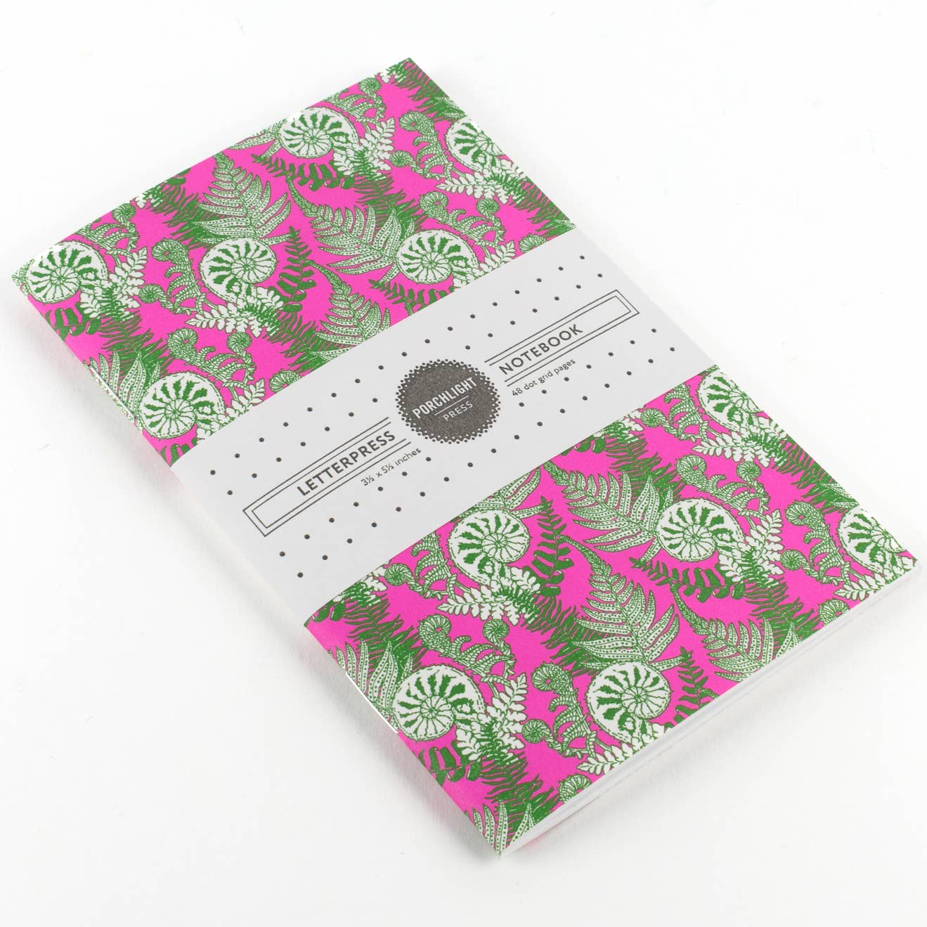 Fiddlehead Fern Pocket Notebook: Dot Pages