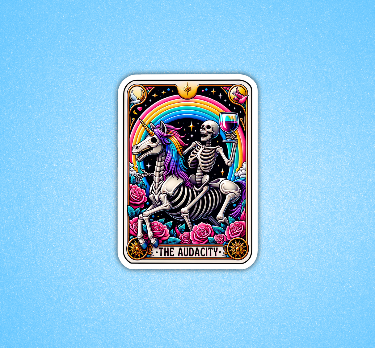 The Audacity Tarot Card - Sticker