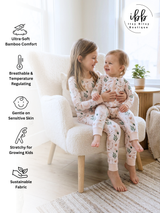 Moonlit Meadow Bamboo Two-Piece Pajama Set