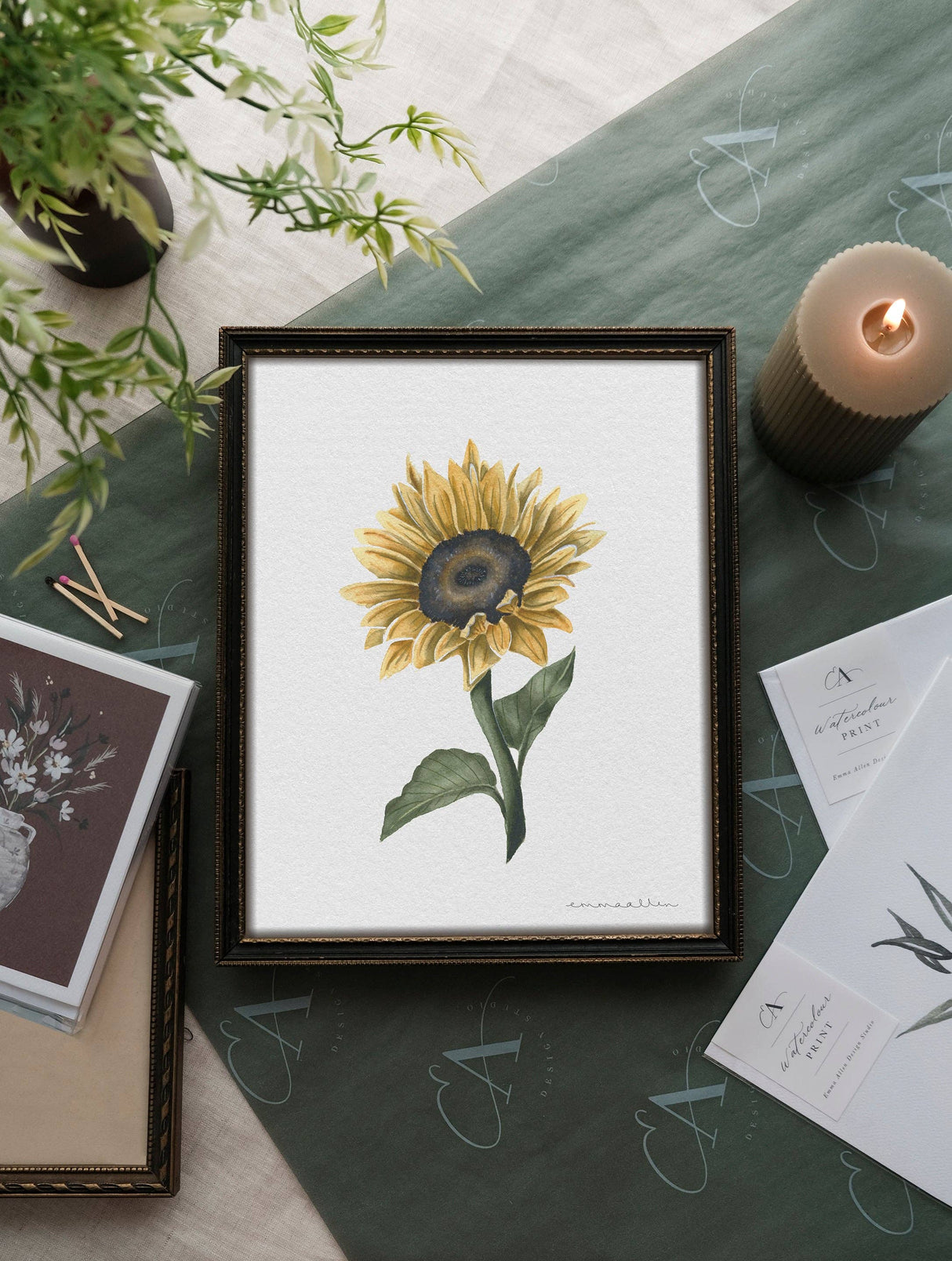 Sunflower II: 11x14”