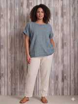 Classic Linen top t-shirt style: Mint Green