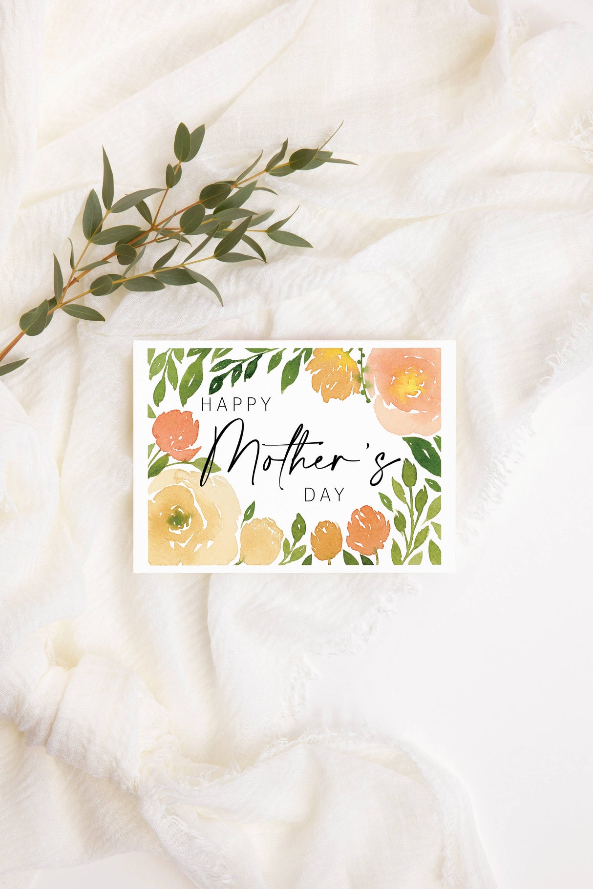Mother's Day Card  |  Watercolour Greeting Card