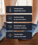 Everyday Merino Ankle White