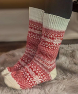 Nordic Socks Soft COZY™  Warm (Asenka - Cherry)  - Unisex: Medium