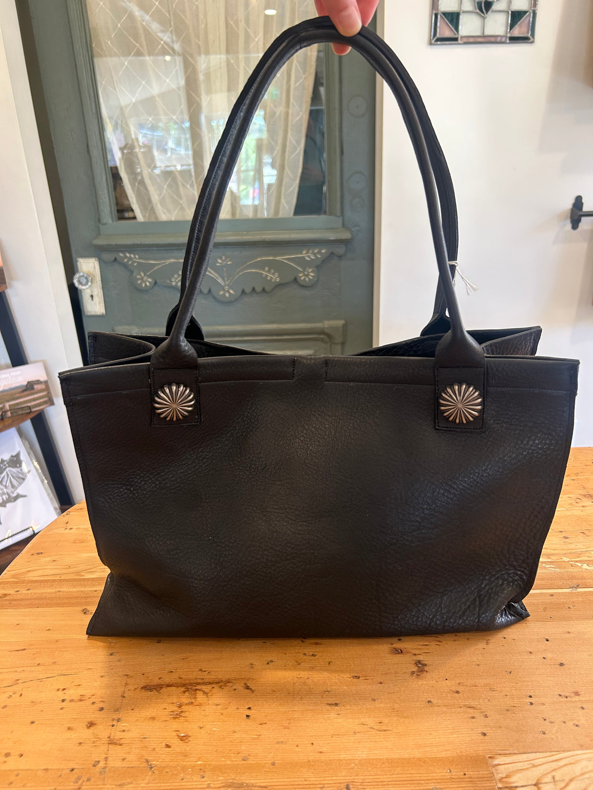 Black Leather Bag
