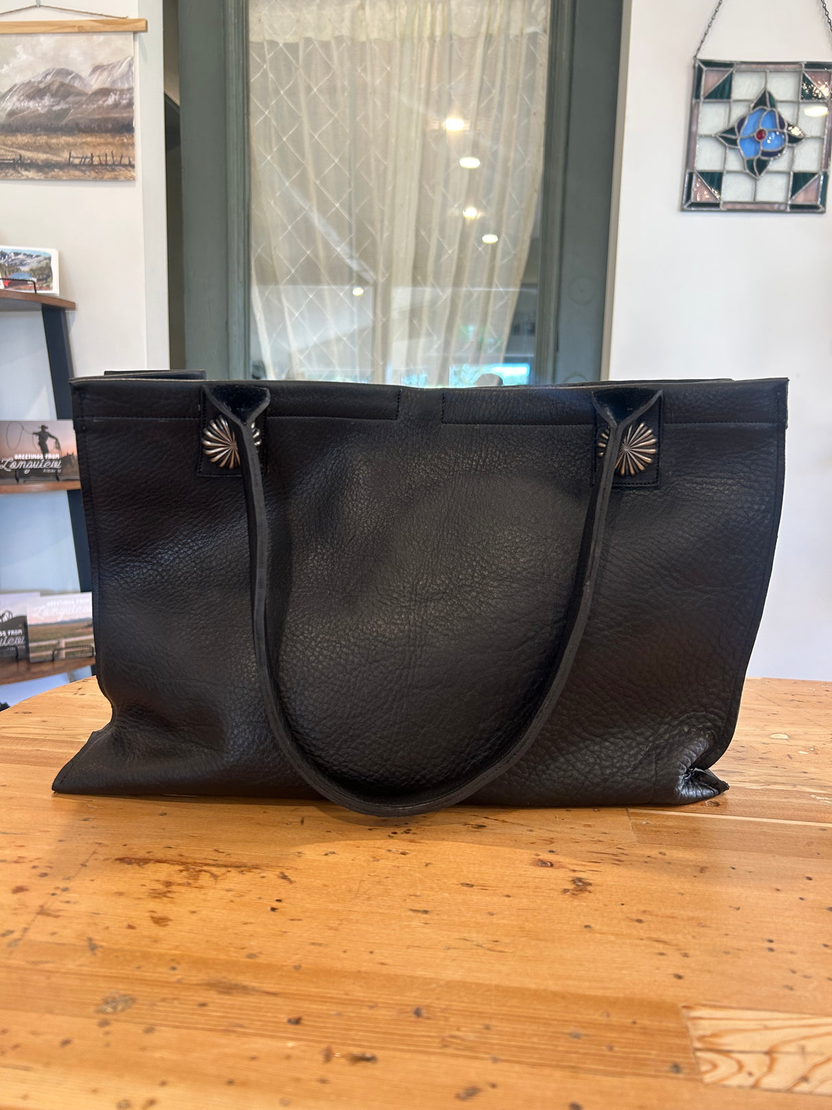 Black Leather Bag