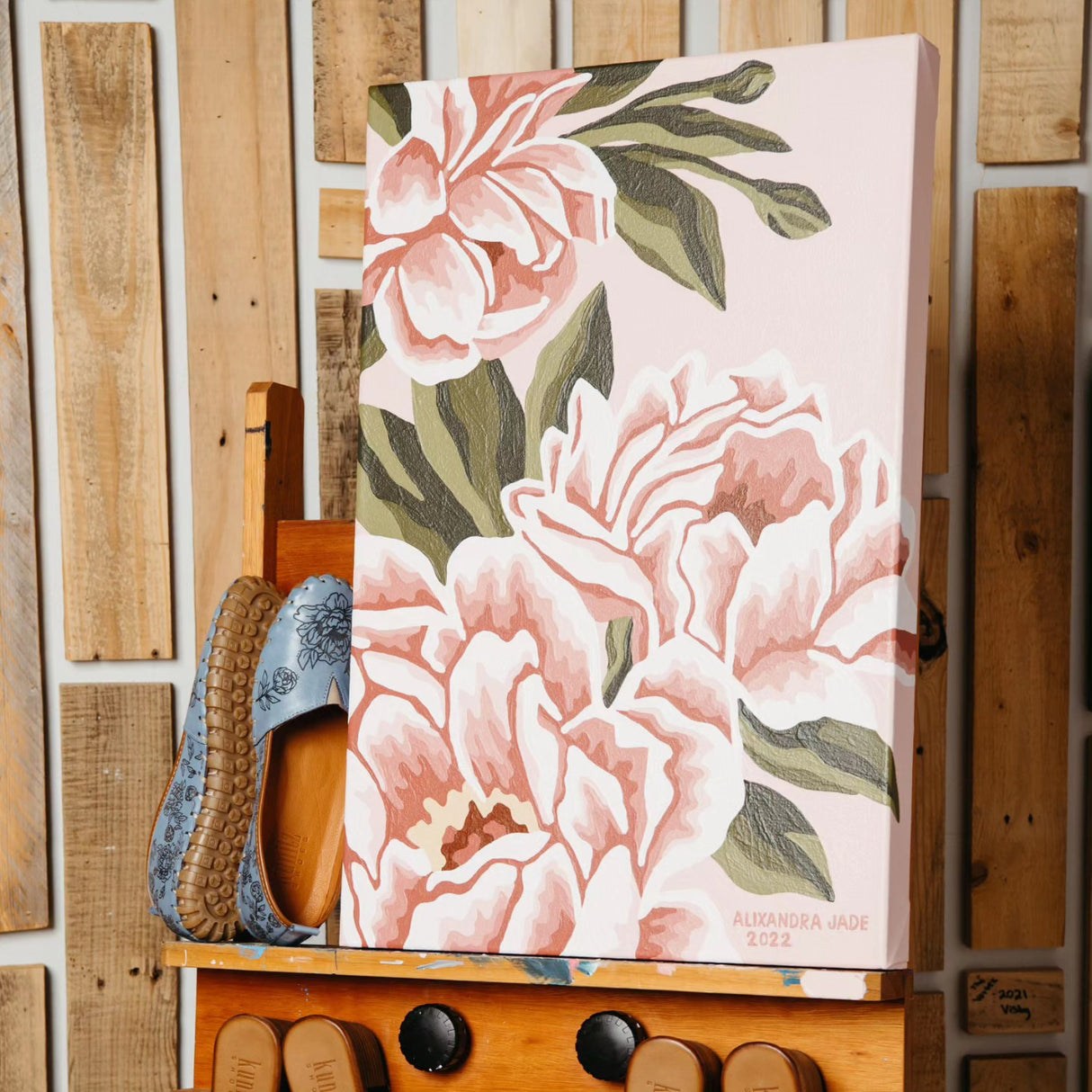 Blooming Peonies Fine Art Print