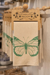 Butterfly Linen Tea Towel