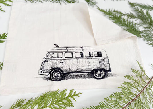 Beach Van Tea Towel