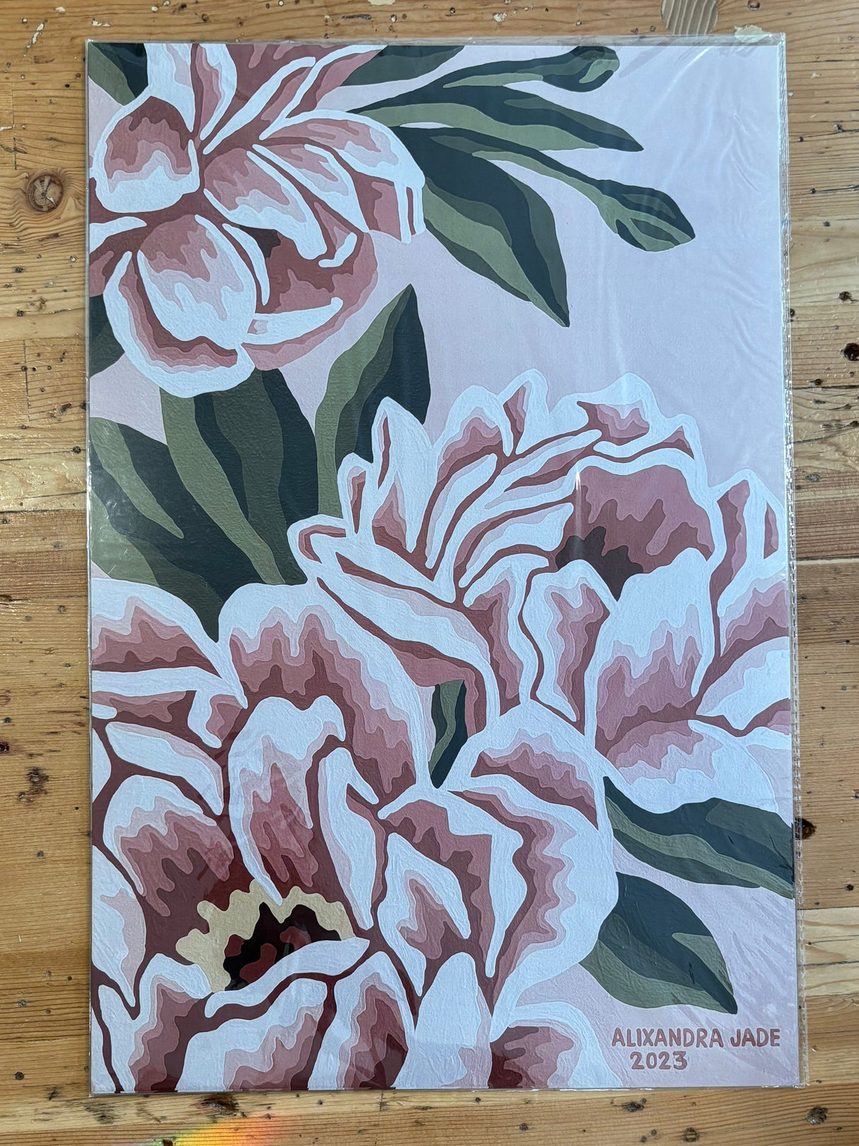 Blooming Peonies Fine Art Print