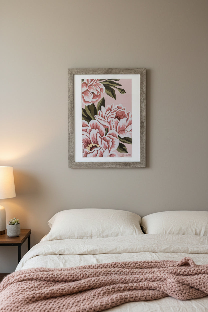 Blooming Peonies Fine Art Print