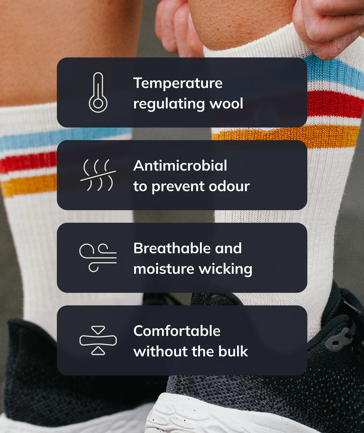 Everyday Merino Crew Moonstone