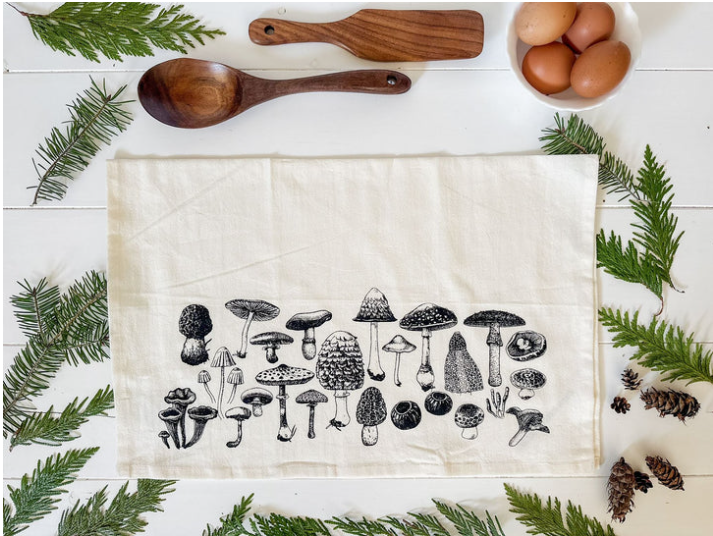 Mushroom Tea Towel