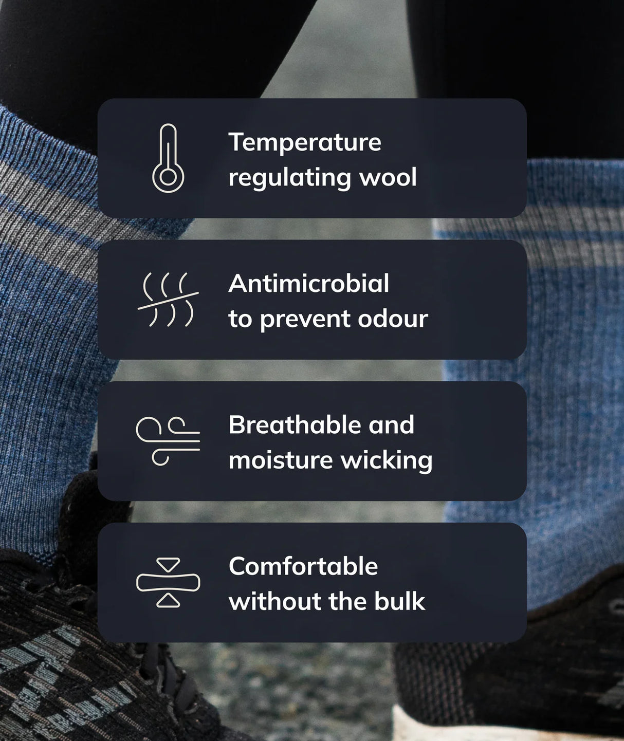 Everyday Merino Crew Sky