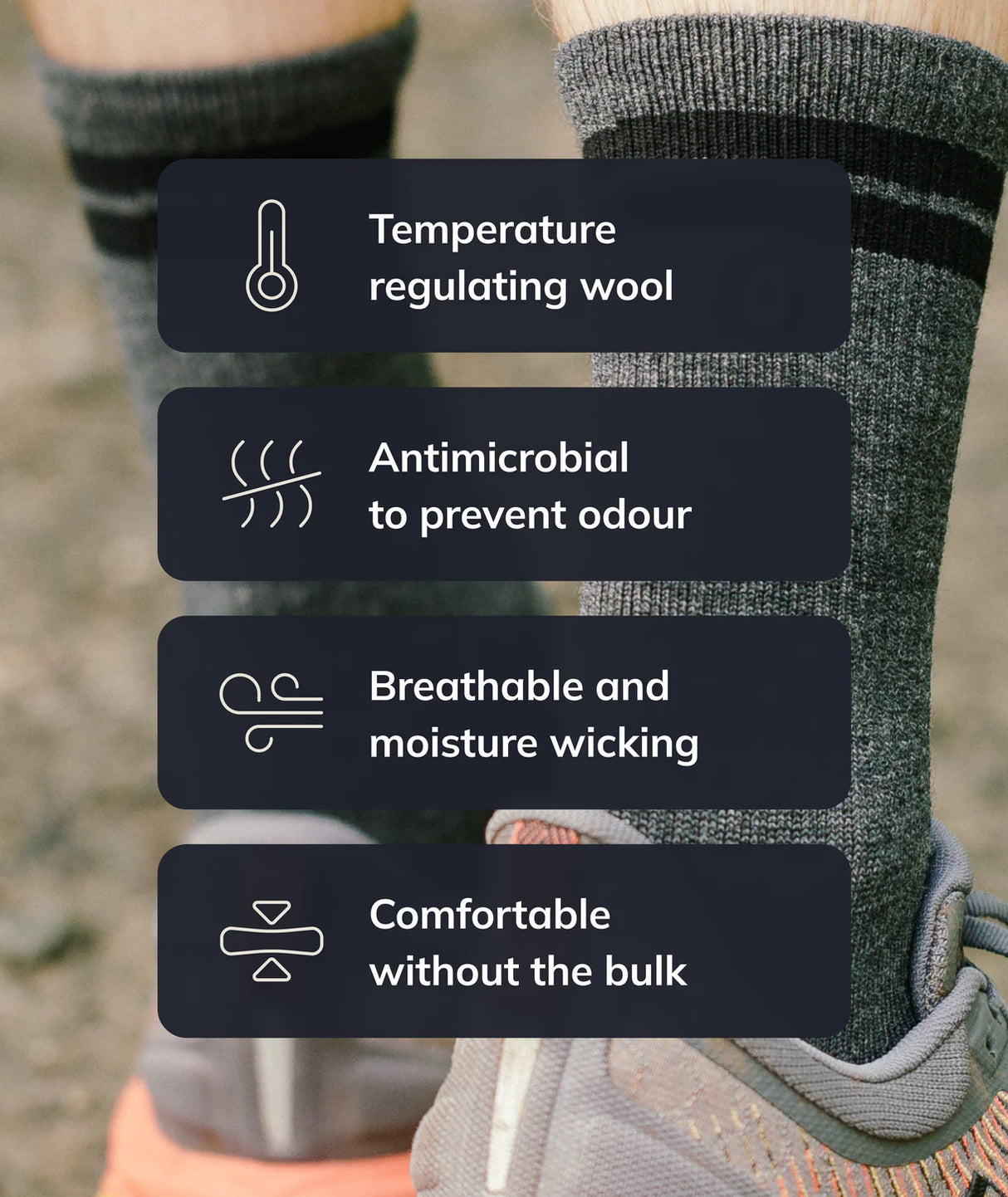 Everyday Merino Crew Smoke