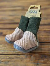 Upcycled Cashmere or Wool Pre-walker Booties