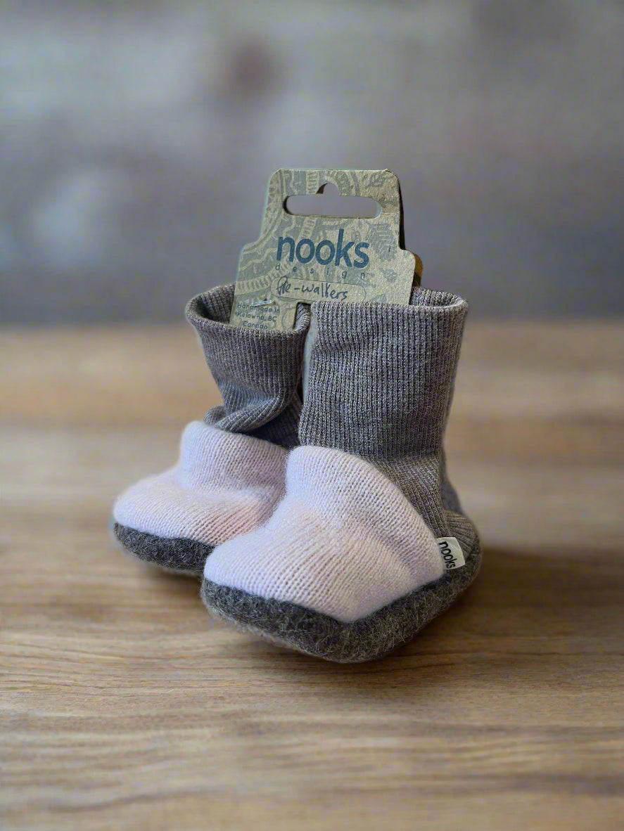 Upcycled Cashmere or Wool Pre-walker Booties
