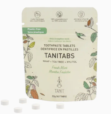 Toothpaste Tablets Fresh Mint - 62 tab refill pouch
