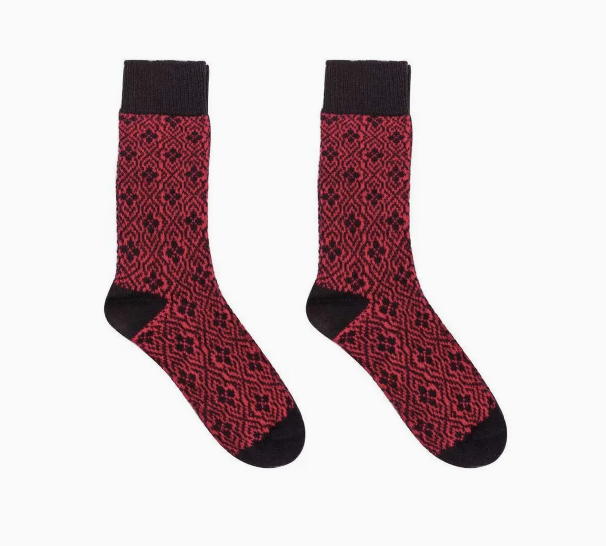Nordic Socks Merino Wool in PERFORM™ (Ulf - Cherry) - Unisex