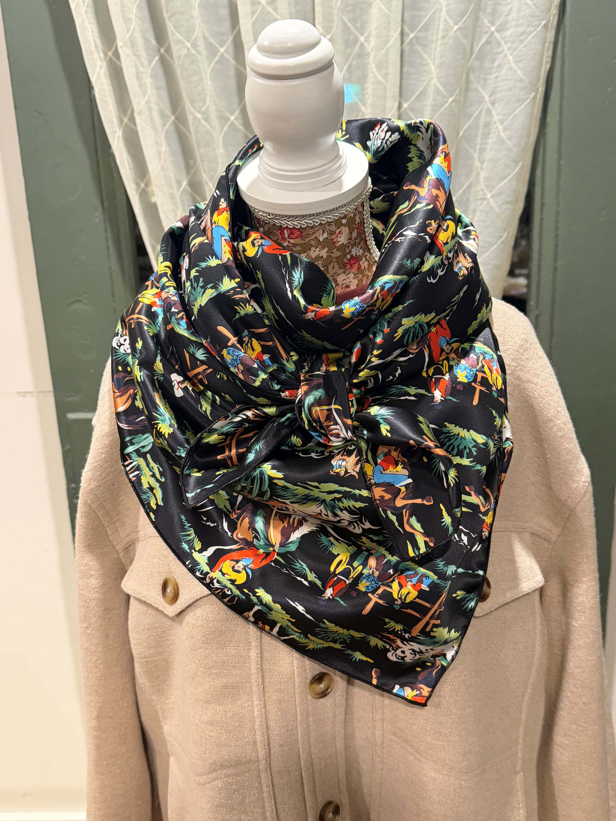 Wild Rag/Silk Scarf 44" - Assorted Prints