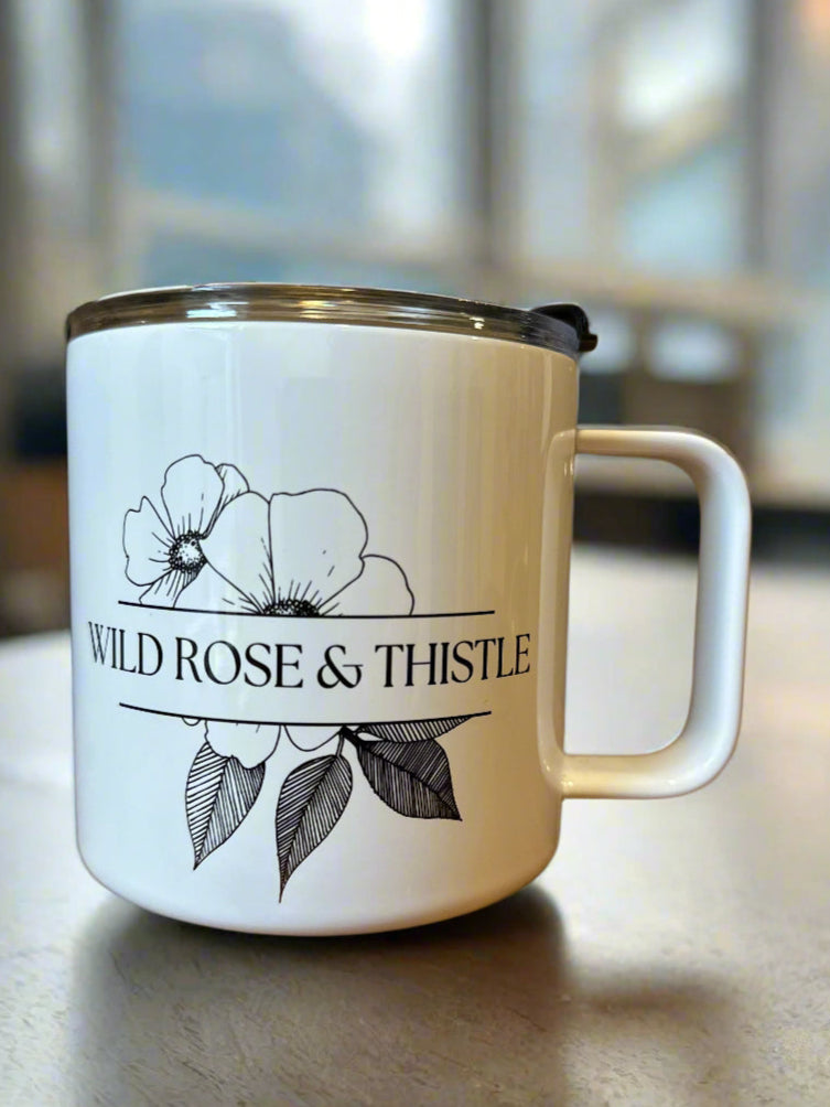 Wild Rose & Thistle Stainless Steel Mug