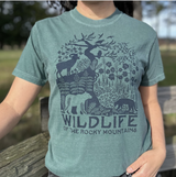 Wildlife of the Rocky Mountains - Unisex Tee