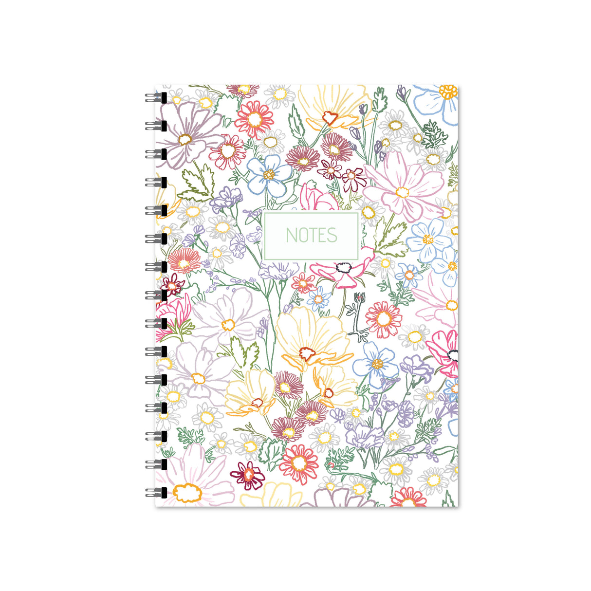 Rainbow Floral Notebook
