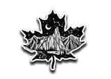 Maple Leaf Sticker Dark