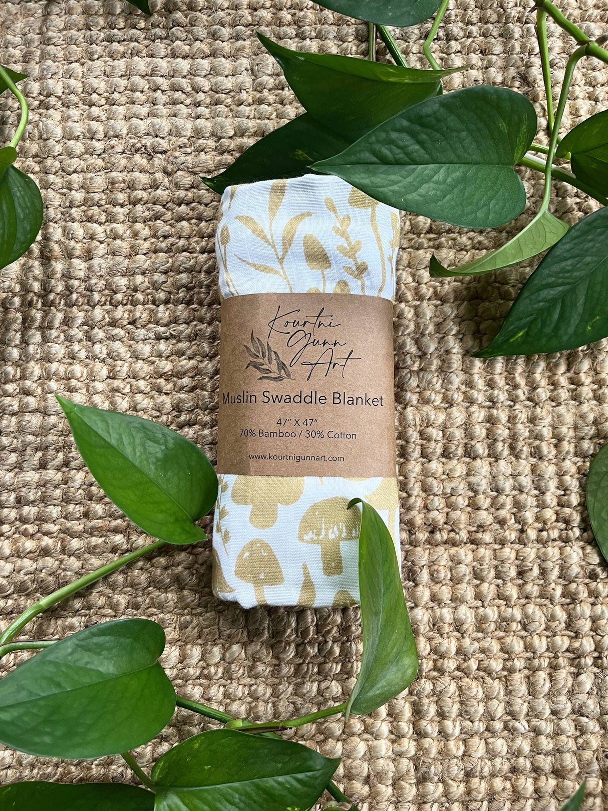 Mushroom Baby Blanket