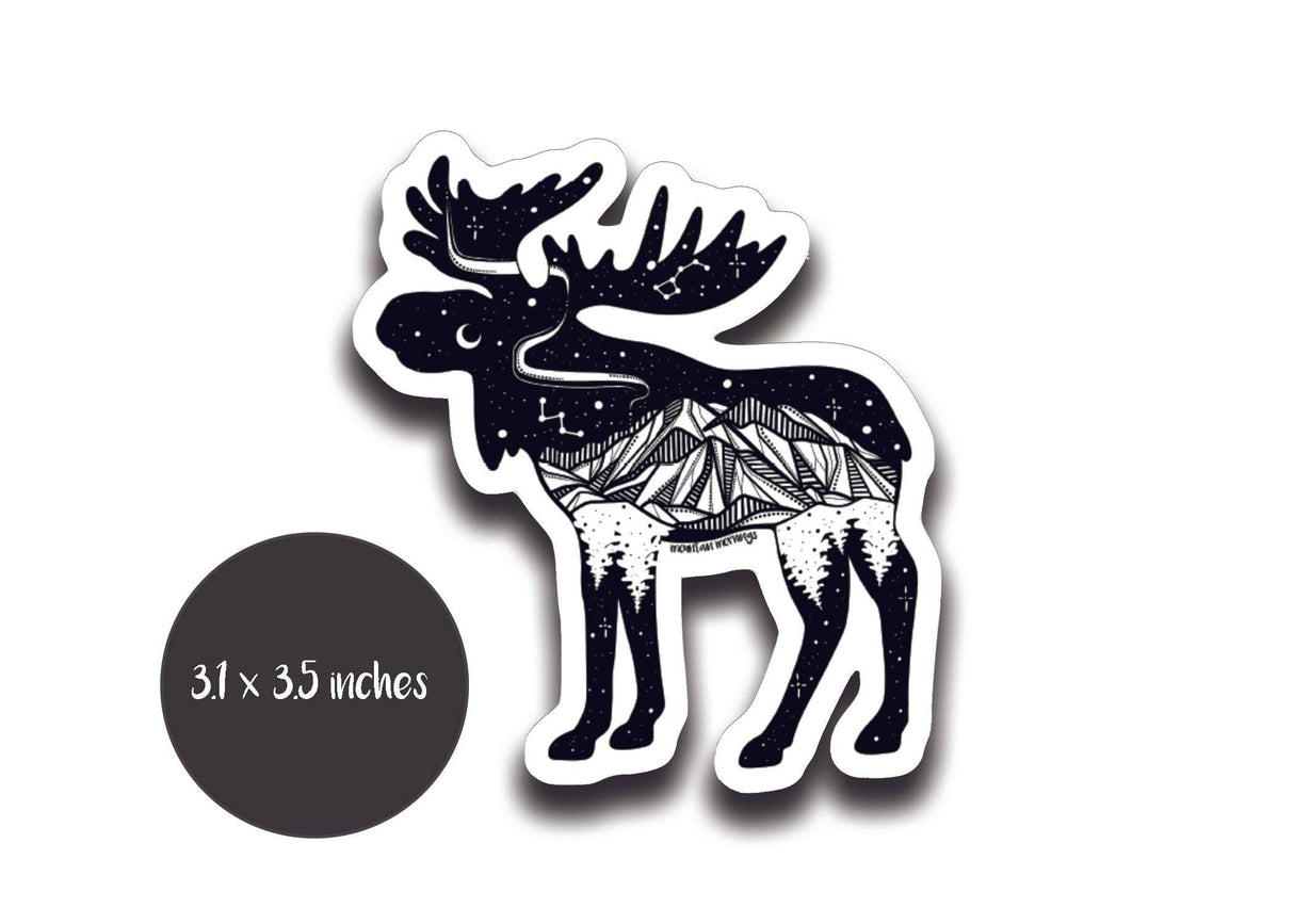 Moose Sticker