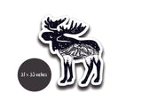 Moose Sticker