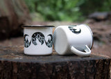 Moon Phase, Camping Mug: Silver