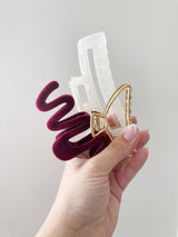 Festive Claw Clip Trio *Berry