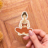 Life &  Flowers | Premium Matte Waterproof Vinyl Sticker
