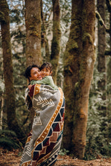 Tree Line Throw Blanket - Aurora Highlands