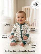 Woodland Bamboo Baby Sleeper