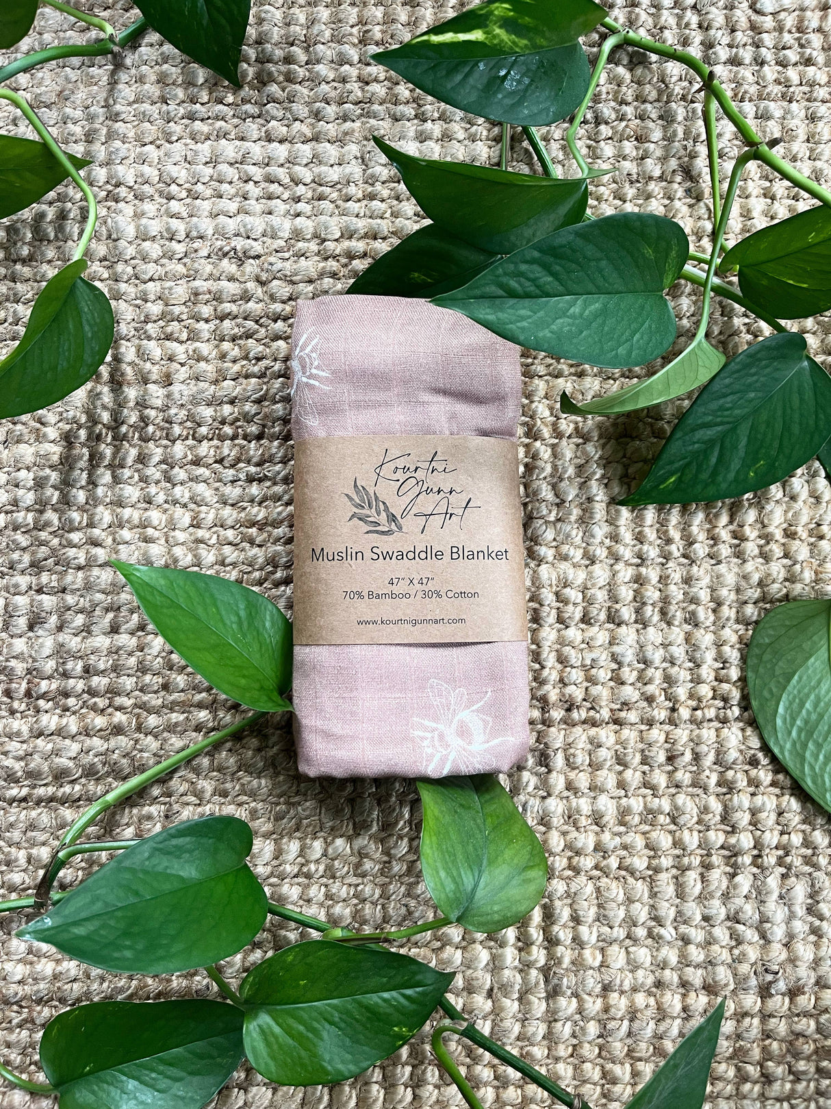 Bee Swaddle Blanket  |  Bumble Bee Muslin Baby Blanket