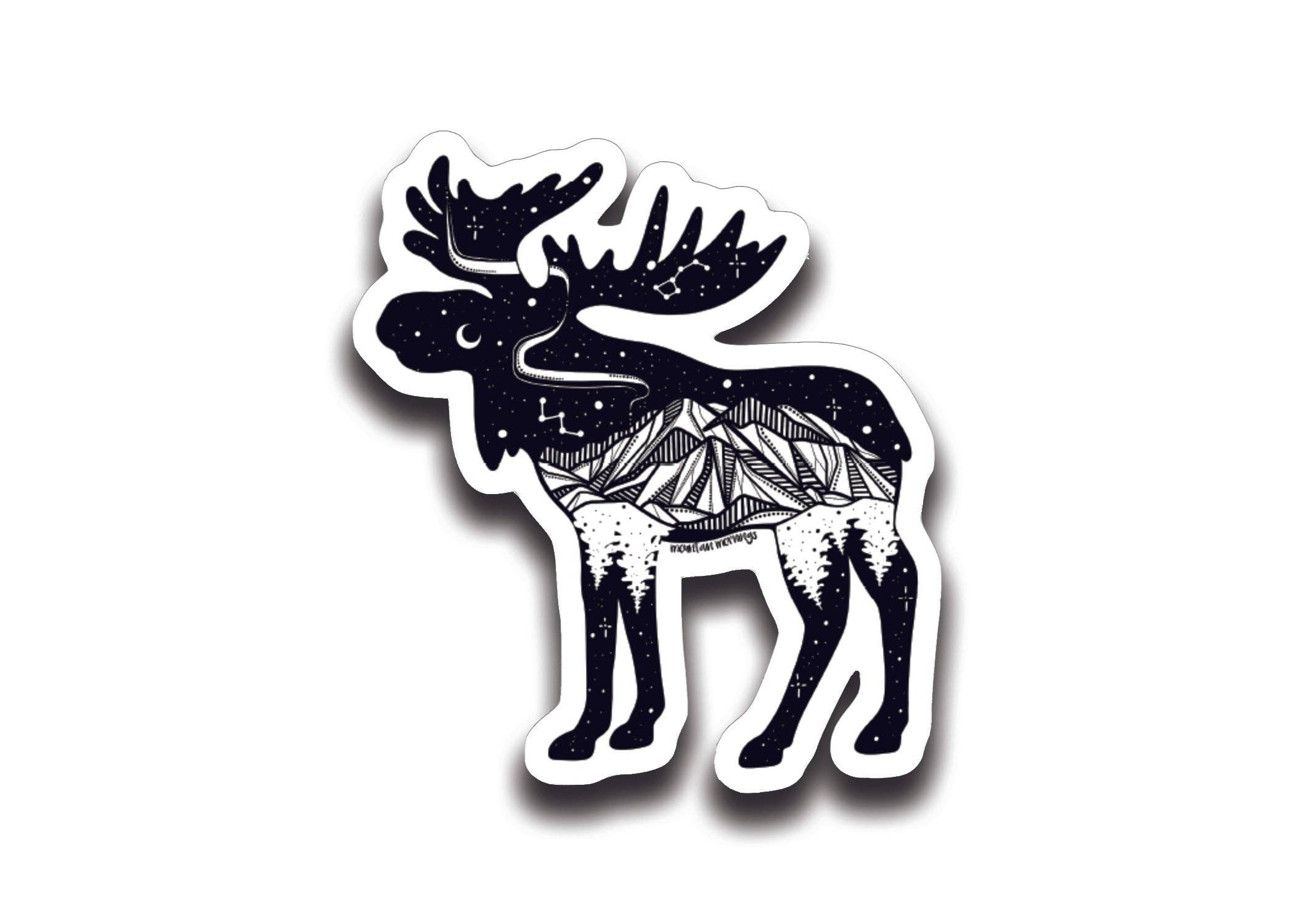 Moose Sticker – Sweetbriar