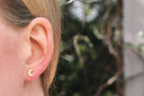 Silver Moon Studs