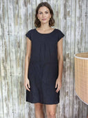 Linen Dress with Stretchy Sides