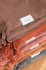 Oversized Turkish Towel: Chestnut