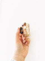 Retro and Gold Claw Hair Clip