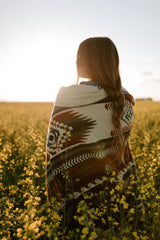 Maskuy Queen Blanket - Rusty Arctic