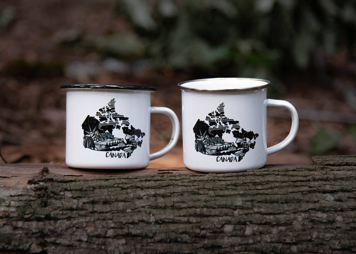 Canada, Camping Mug: Silver