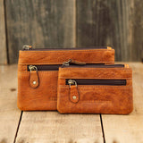 Tangent Leather Coin Pouch: Mini